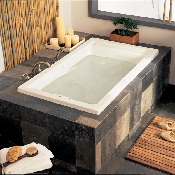 American Standard Evolution 60" x 32" Drop In Whirlpool High Gloss